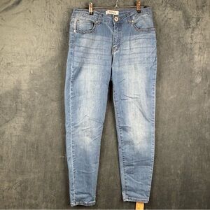 Telepatia Blue Ankle Cropped, Distressed Jeans Sz 13/31